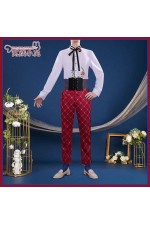 2XXT Cosplay Vtuber Virtual YouTuber Saegusa Akina Prism Heart June Bride Cosplay Costume